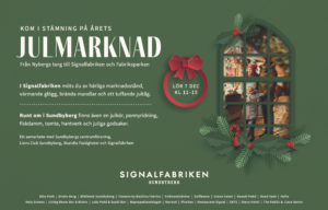 Julmarknad Signalfabriken Sundbyberg